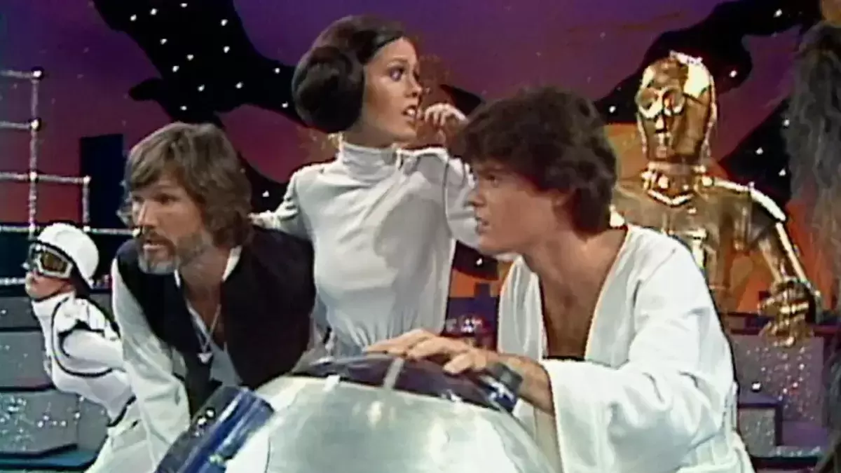A still from the Donny & Marie Osmond Star Wars Special.